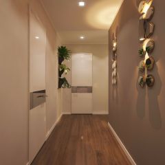 Дизайн интерьера коридора в двухкомнатной квартире на Офицерском переулке – 01