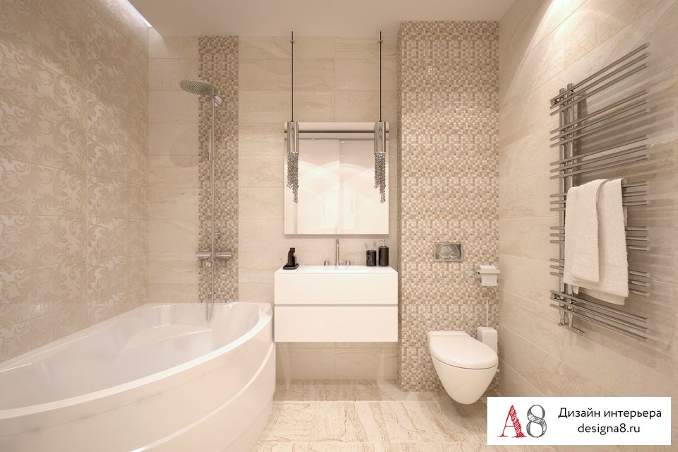 Дизайн интерьера ванной — 8