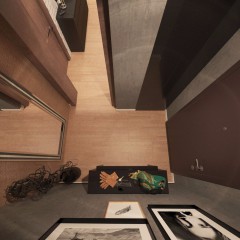 Дизайн интерьера коридора в трёхкомнатной квартире на Вязовой – 02