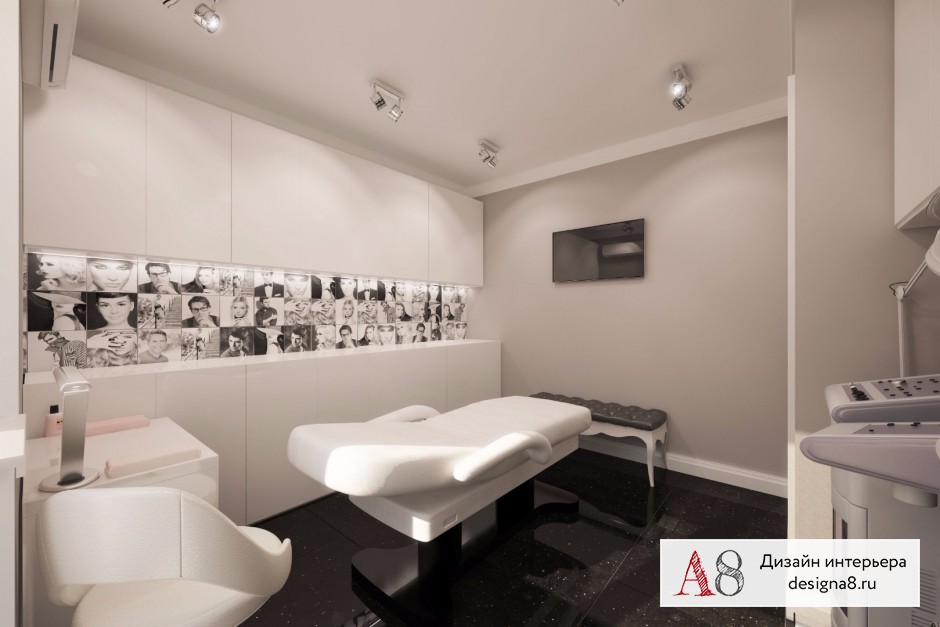 Дизайн интерьера косметологического кабинета салона красоты на Парнасе – 01