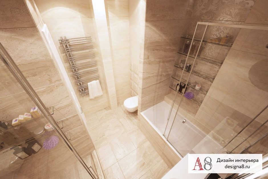 Дизайн интерьера ванной – 03