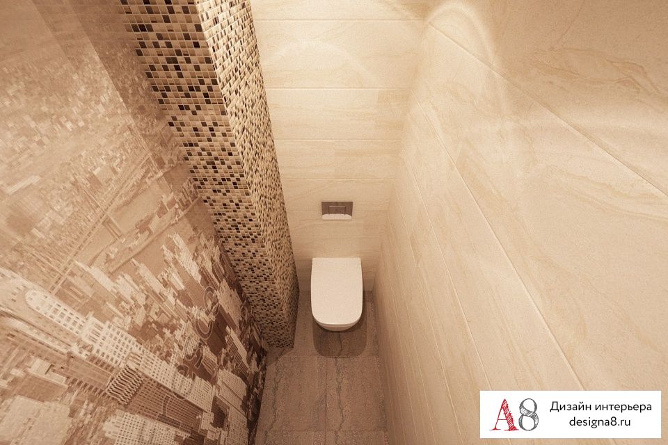 Дизайн интерьера туалета - 01