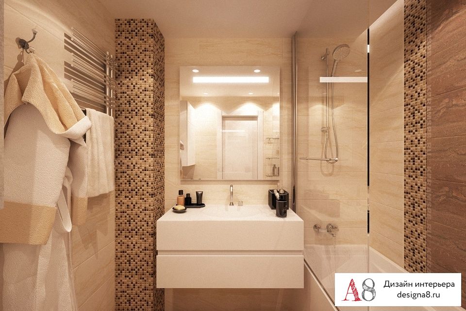 Дизайн интерьера ванной — 02
