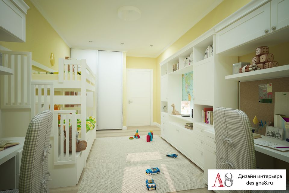 Идеи ремонта детской комнаты для двоих детей